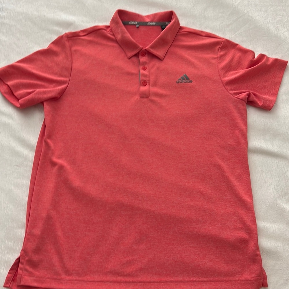 Addidas golf polo-Size medium-barley worn-no stains rips or fading